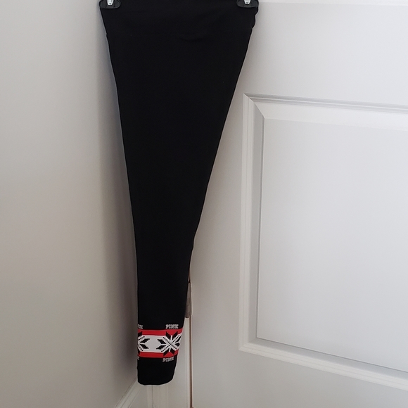 Victoria's Secret Pink Cute Logo Leggings - Small - Picture 2 of 5